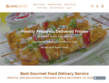 Tablet Screenshot of homebistro.com